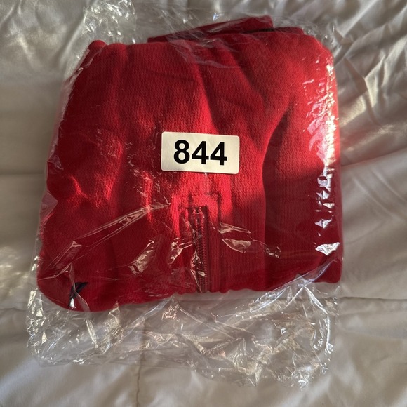 Nautica Women's Quarter 1/4 Zip pullover Size Small Color: Red,Navy NWOT - Picture 13 of 13